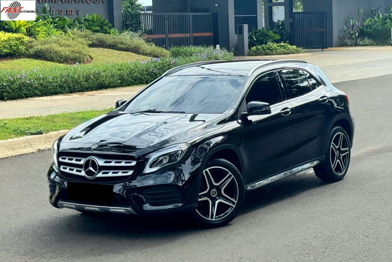 5 MERCY GLA200 AMG 2017 HITAM KM 47RB B 2501 SXQ