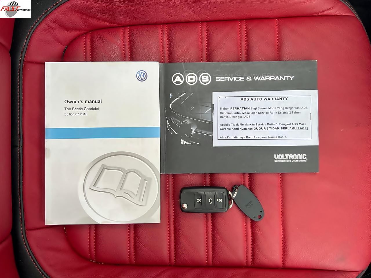 VW BEETLE 2016 PUTIH B 2928 SOT 35
