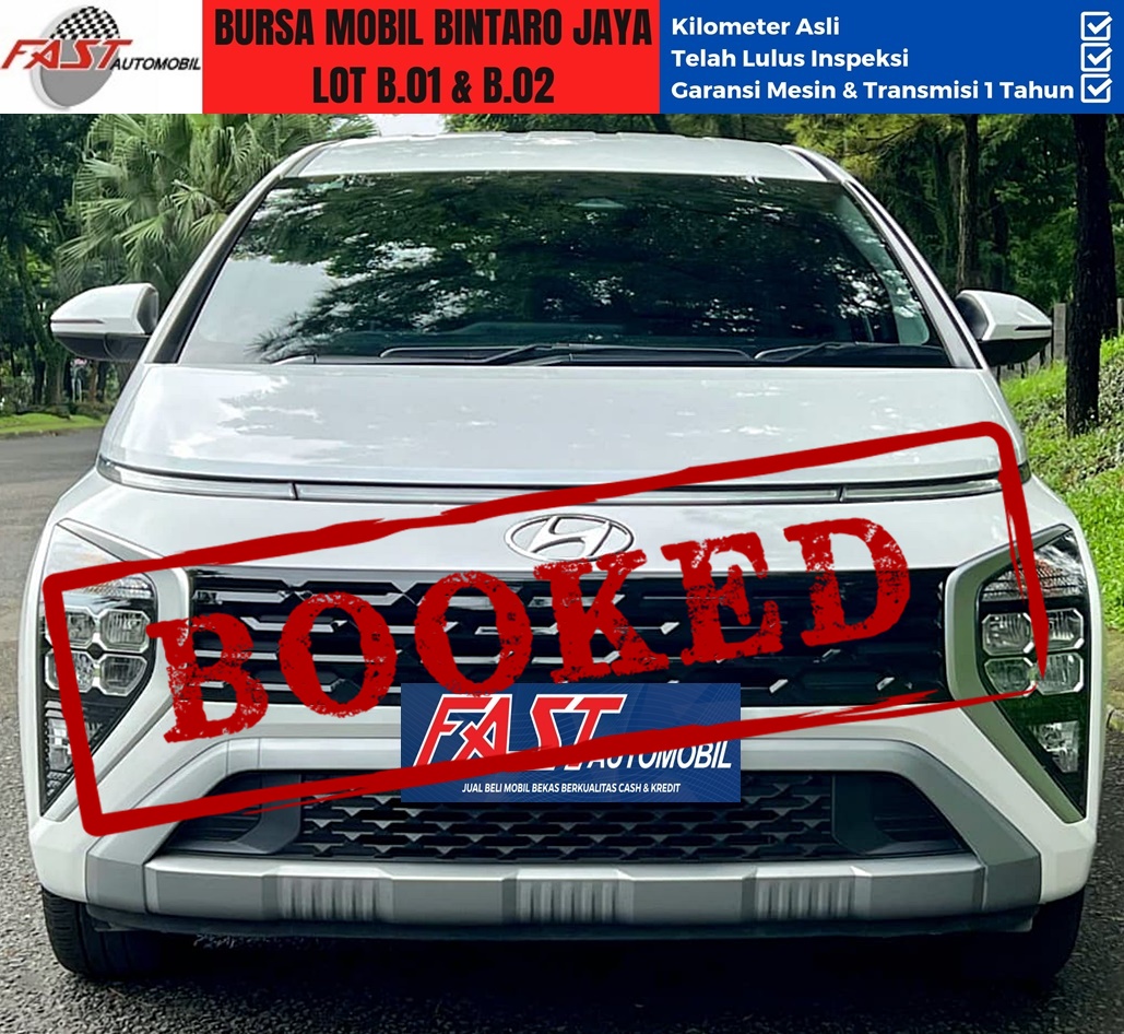 1 HYUNDAI STARGAZER PRIME 2023 PUTIH KM 17RB B 1746 VZF booked