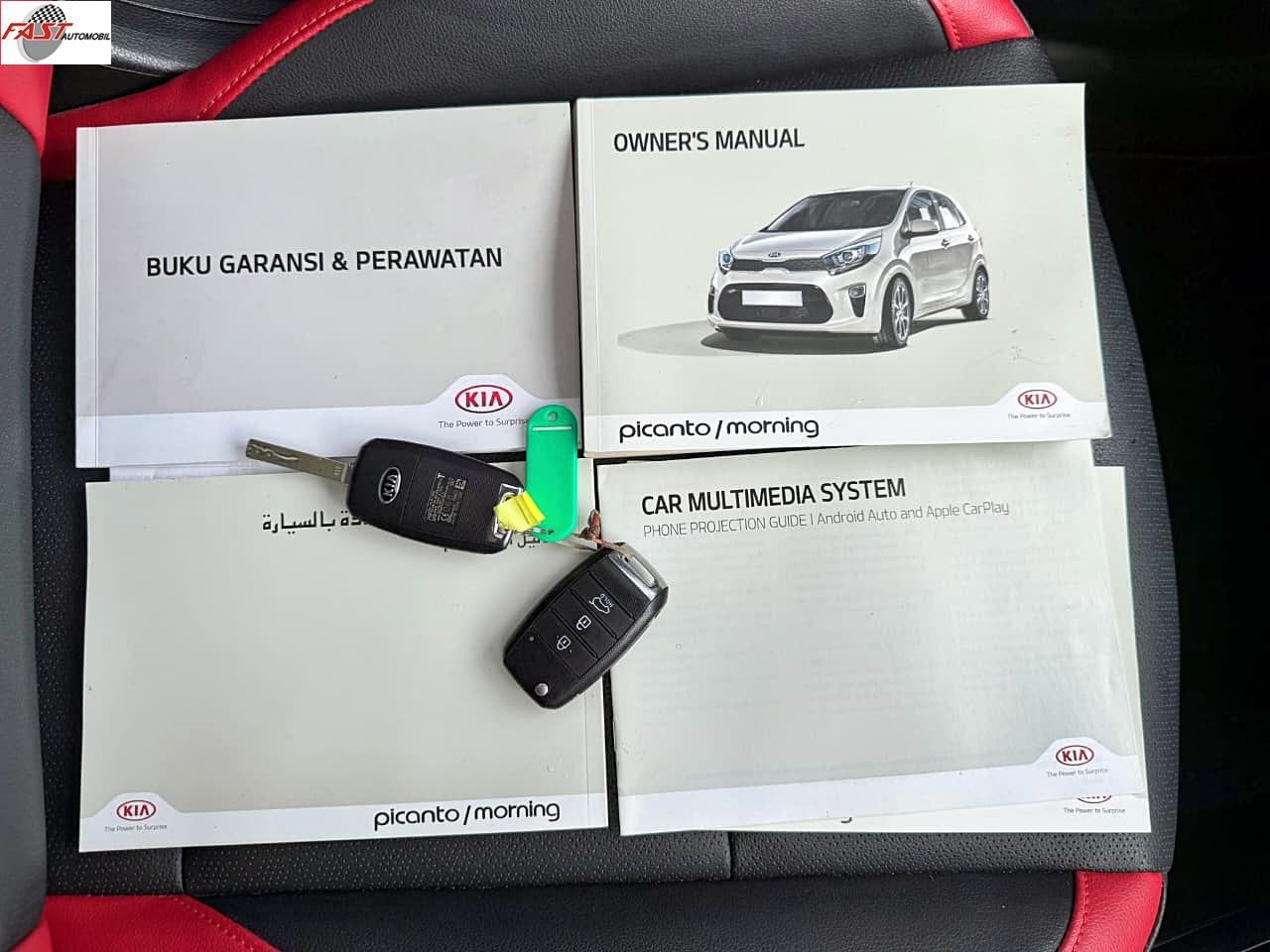 31 KIA PICANTO GT LINE 1.2 AT 2020 MERAH B 2733 TRE