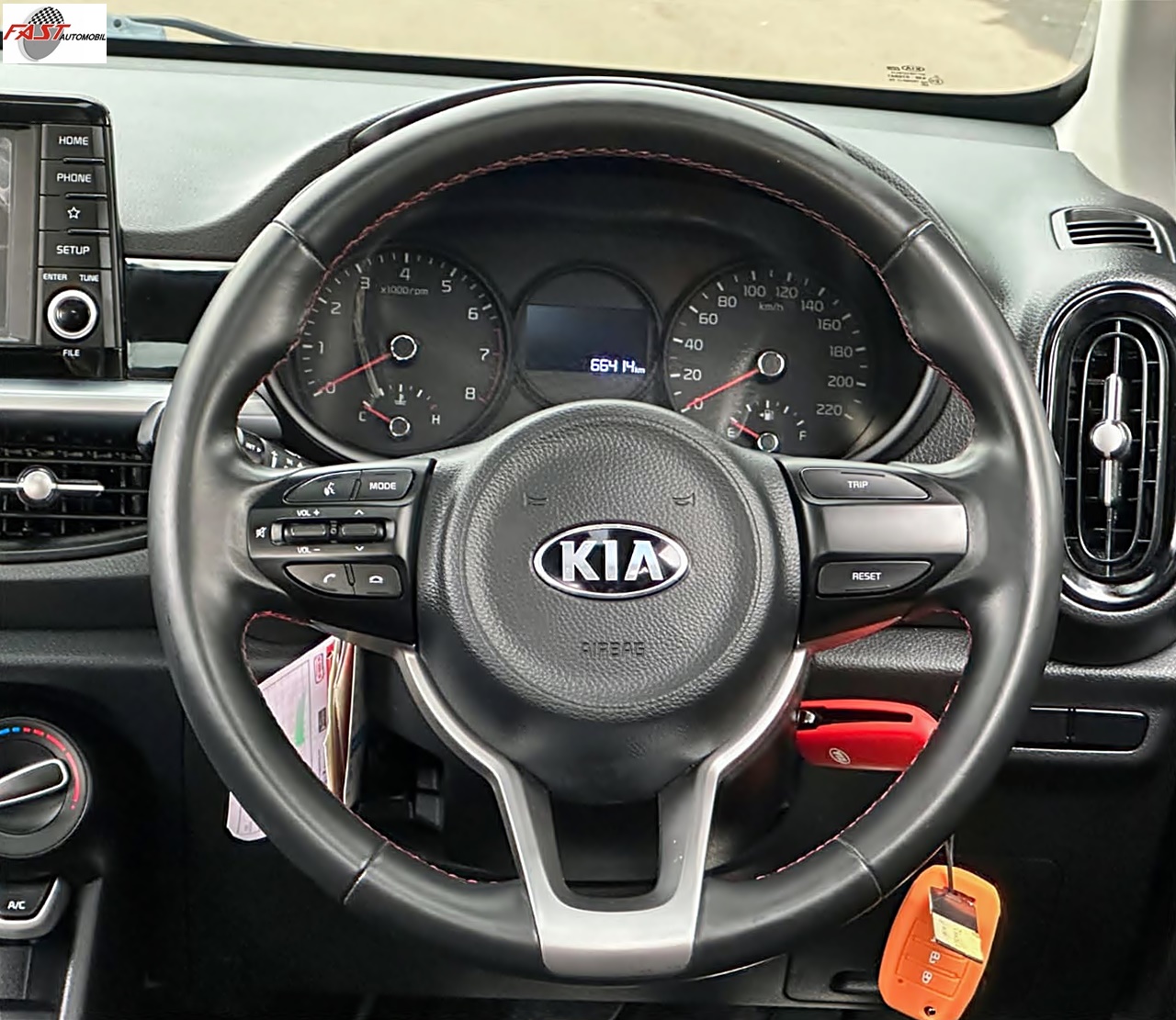 KIA PICANTO 2019 MERAH F 1459 FDA 19