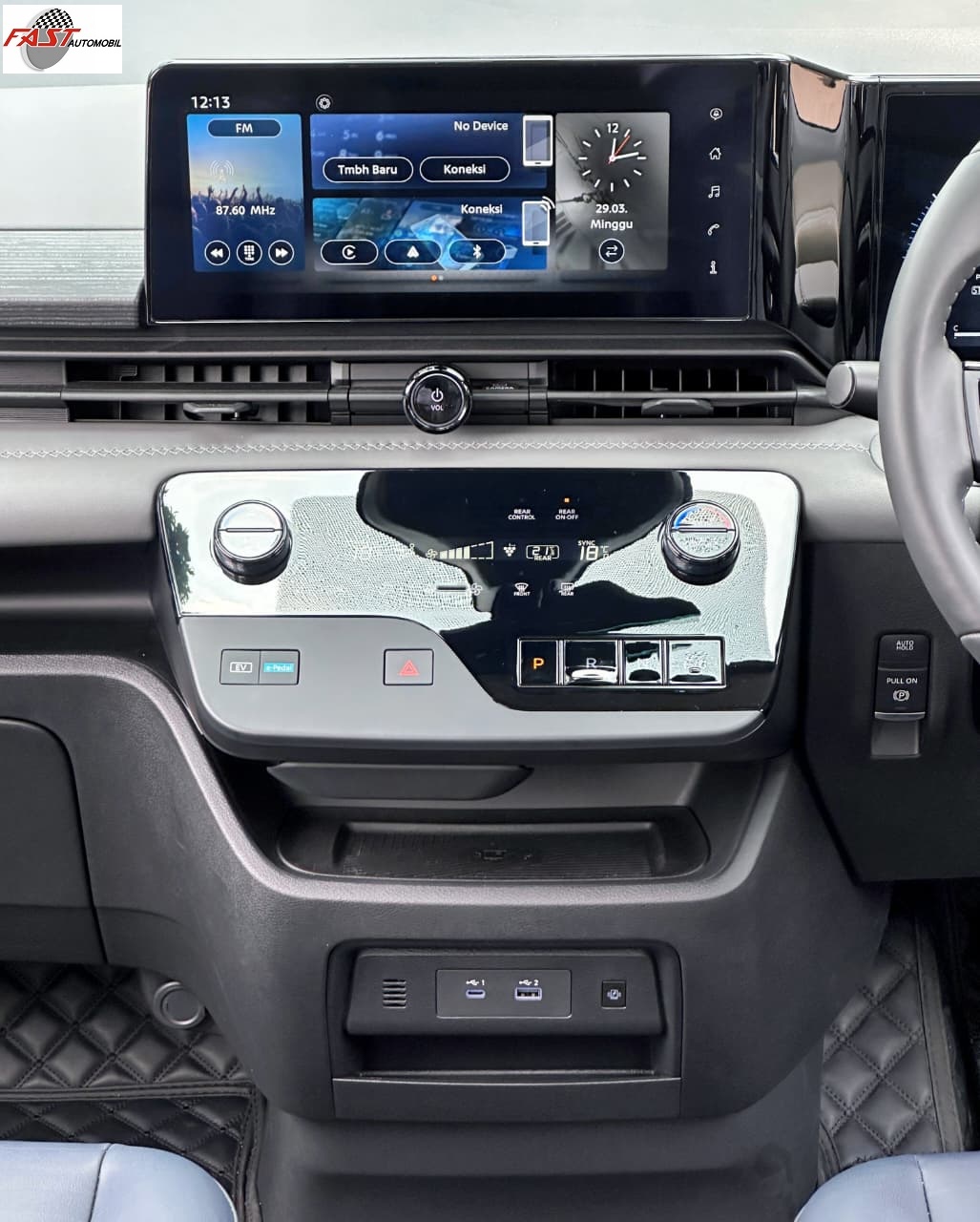 27 NISSAN SERENA HWS E-POWER 2025 1.4 TWO TONE AT KM.2RB BIRU F 1839 FCB