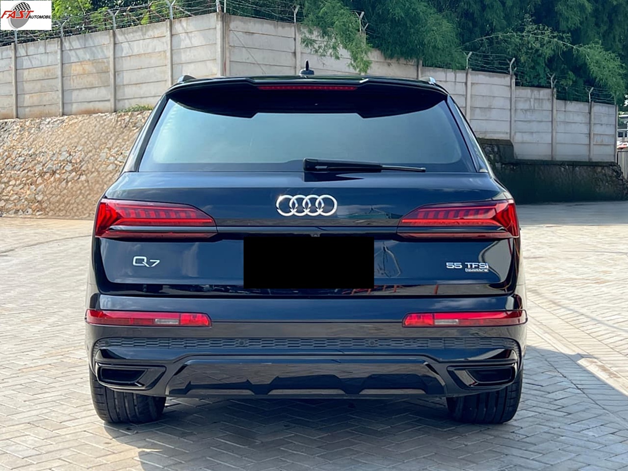 13 AUDI Q7 QUATTRO SLINE 3.0 TFSi FACELIFT 2023 2022 HITAM B 2612 BBS