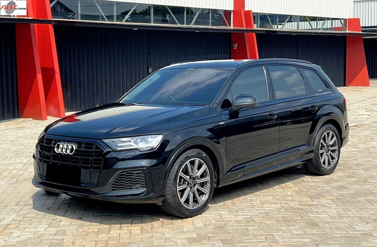 6 AUDI Q7 QUATTRO SLINE 3.0 TFSi FACELIFT 2023 2022 HITAM B 2612 BBS